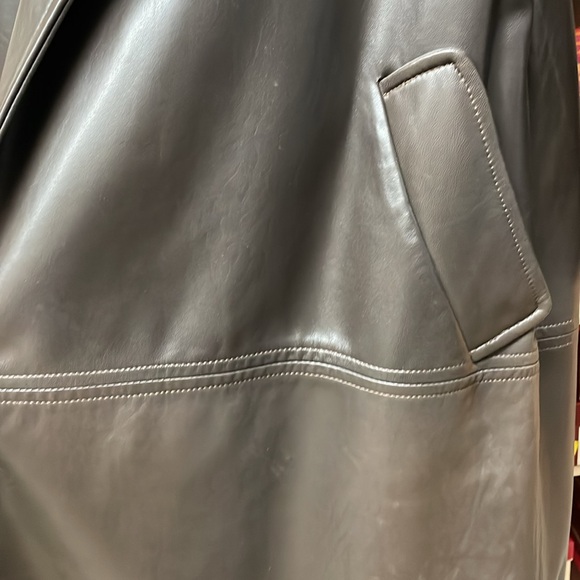 Vintage Christian Dior full length leather coat - Picture 5 of 8